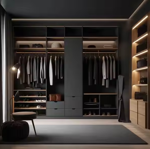 Custom Bedroom Furniture Closet Design Storage Home Cabinet Wood Modern for Clothes