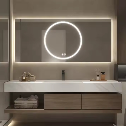 Custom Professional Hotel Modern Design Waterproof Bathroom Floating Vanity