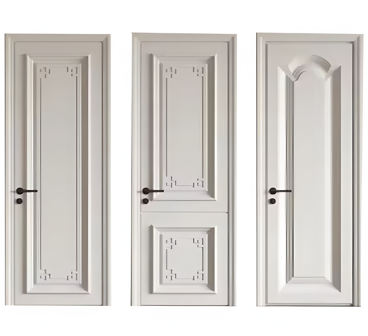 Modern Design Solid Wood Exterior Main Pivot Wood Entrance Doors
