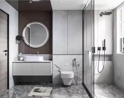 Custom Vanities Wall Mount Cabinets Hotel Luxury Marble Floating Cabinet Vanity Rustic Bathroom Basin Vessel Sink Bathroom