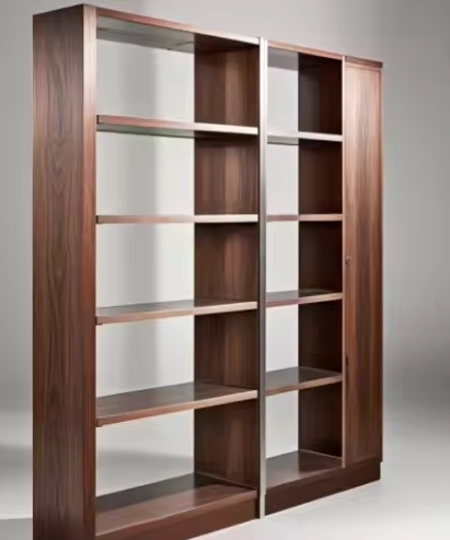 Customized Library Bookshelf Wooden Display Shelf Bookshelf Living Room Display Cabinet Bookcase