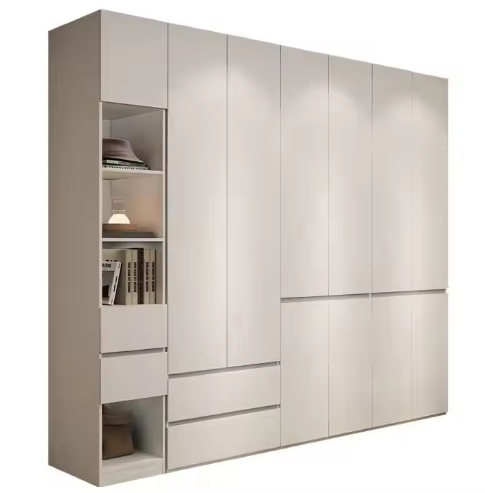 Wardrobe Bedroom Furniture Modern Designs Melamine Finish Open Shelf Bedroom Wardrobe Cabinet