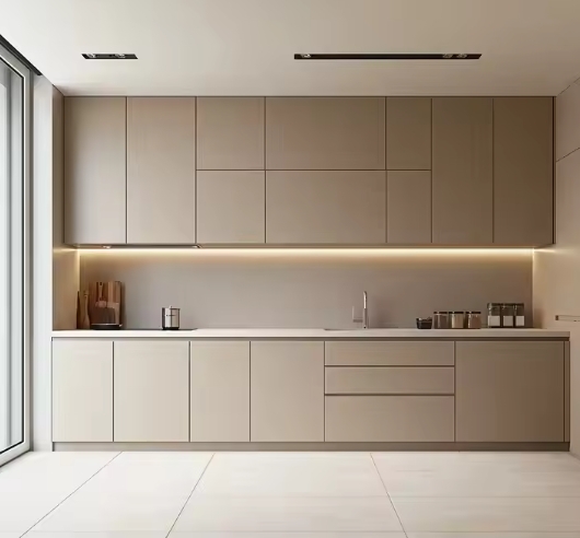 Customized High-end Modern Design Kitchen Cabinets Wood Drawers Storage Cabinets