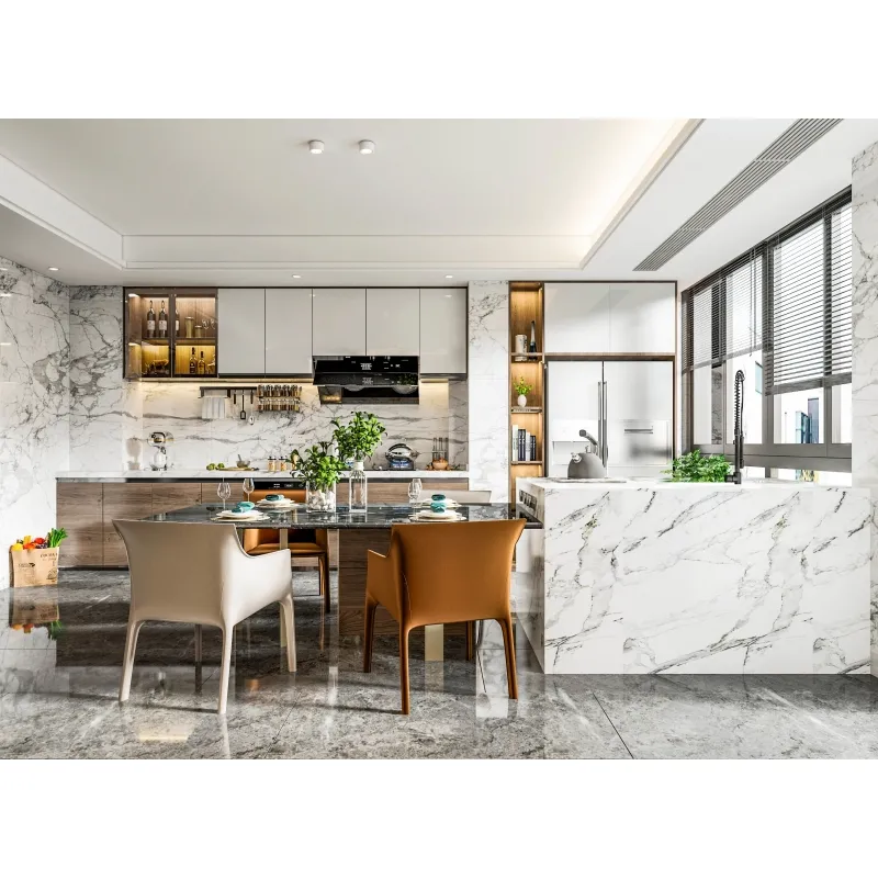 Factory Price Custom Luxury Plywood Carcass Furniture Modern Kitchen Cabinets Classic Solid Wood Kitchen Cabinet