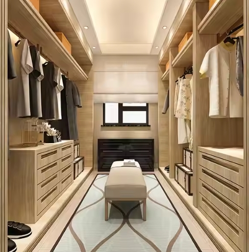Custom Bedroom Furniture Closet Design Storage Home Cabinet Wood Modern for Clothes