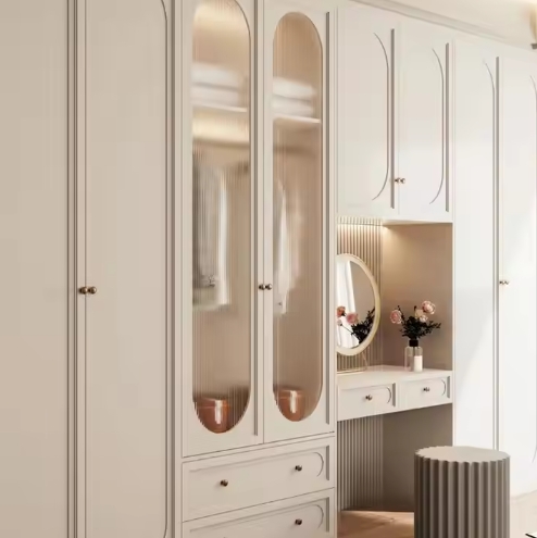 Bedroom Closet Wood Interior Wardrobes Cabinets build In Wardrobe closets Cabinets factory supplier