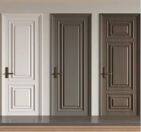 Modern Design Solid Wood Exterior Main Pivot Wood Entrance Doors
