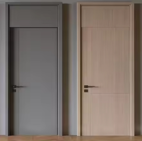 Customization Factory For Houses Painted Mdf Interior Single Main Designs Wooden Pictures Wooden Doors For House Home Wood Doors