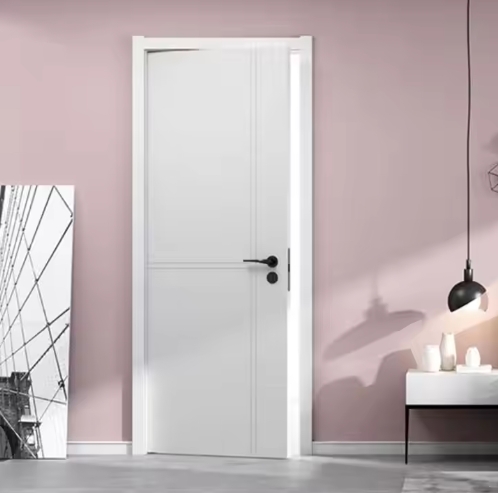 Factory Modern Design Building Apartment House Interior Doors Single Door Design Villa Paint Colors Wood Room Doors