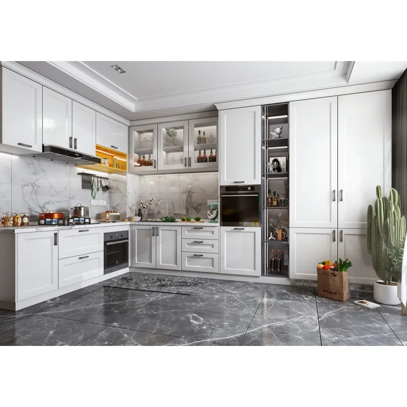 Custom Modern Design Kitchen European Lacquer Door Furniture Modern for Home Kitchen Cabinet