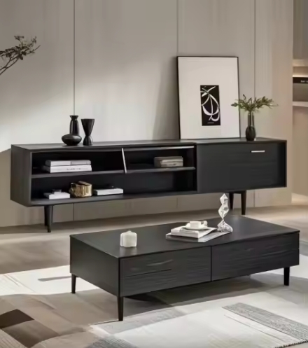 Wooden Tv Cabinet Stand Assembly Tv Stand Modern Luxury Cabinet And Coffee Table Set Living Room