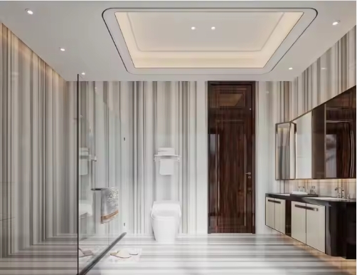 Custom Modern Design Water Resistant Hotel Single Sink Black Modern Luxury Home Wall Mount Floating Cabinet Bathroom Vanity