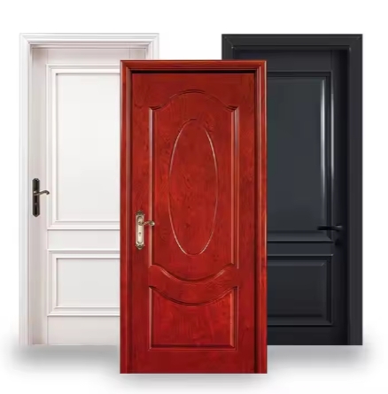 Ace Original Factory Top Design  Wooden Indoor Door Interior Bathroom Wood Door