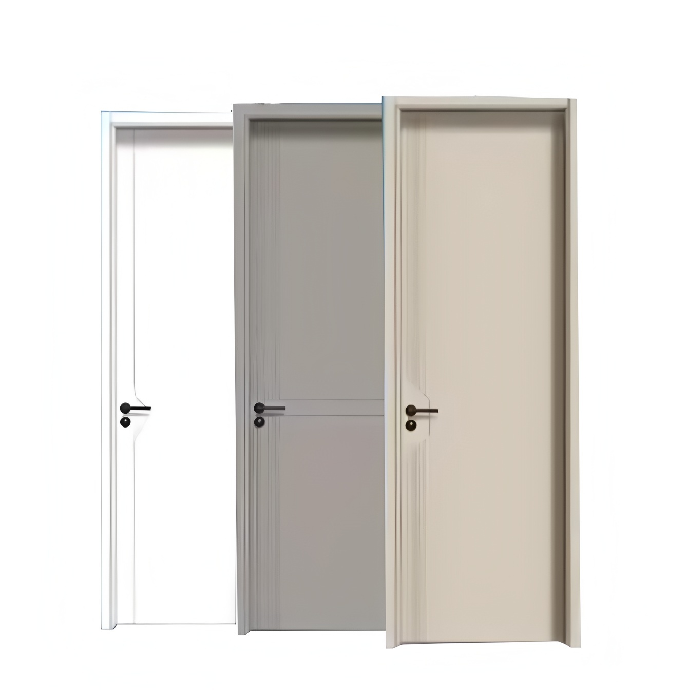 Bathroom Interior Room Door Modern Latest Design Melamine Wooden Door For House Wooden Single Door Designs