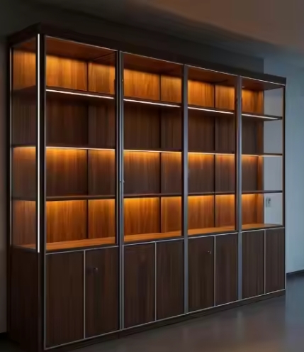 Modern Minimalist Living Room Cabinets Storage Cabinet Display Wooden Cabinet Shelves