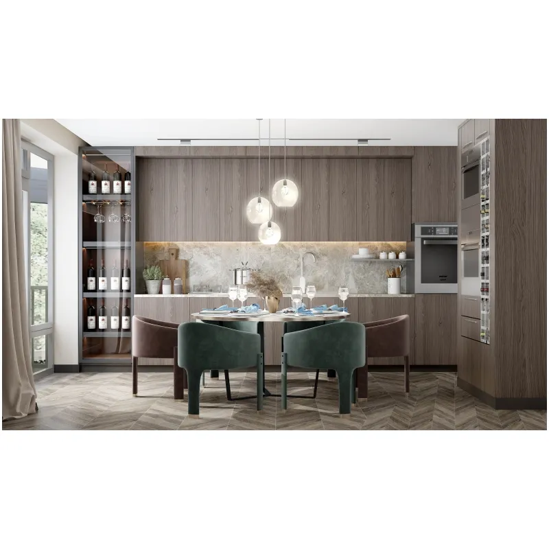 Custom Factory Price Premium Classic Nordic Luxury Lacquer or Finish Modern Designs Kitchen Cabinet