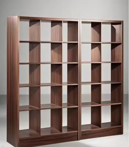 Customized Library Bookshelf Wooden Display Shelf Bookshelf Living Room Display Cabinet Bookcase