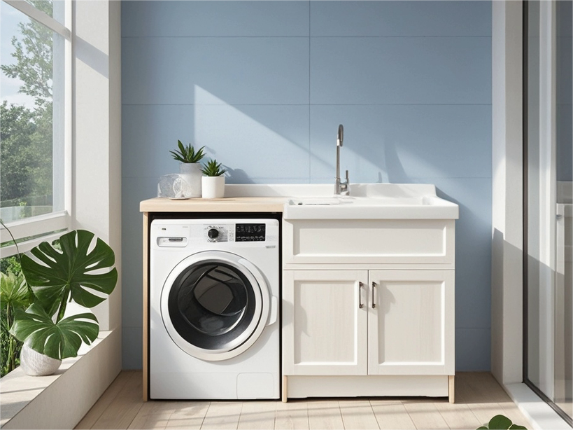 Laundry Cabinet Custom Laundry Room Storage Cabinet With Sink Made In China
