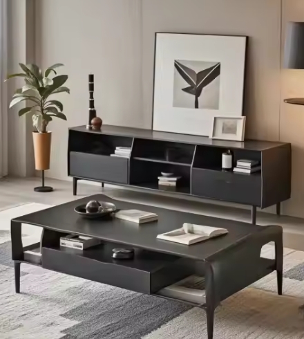 Modern Tv Cabinet Tv Stand With Storage Cabinet And Doors Support For Living Room Bedroom