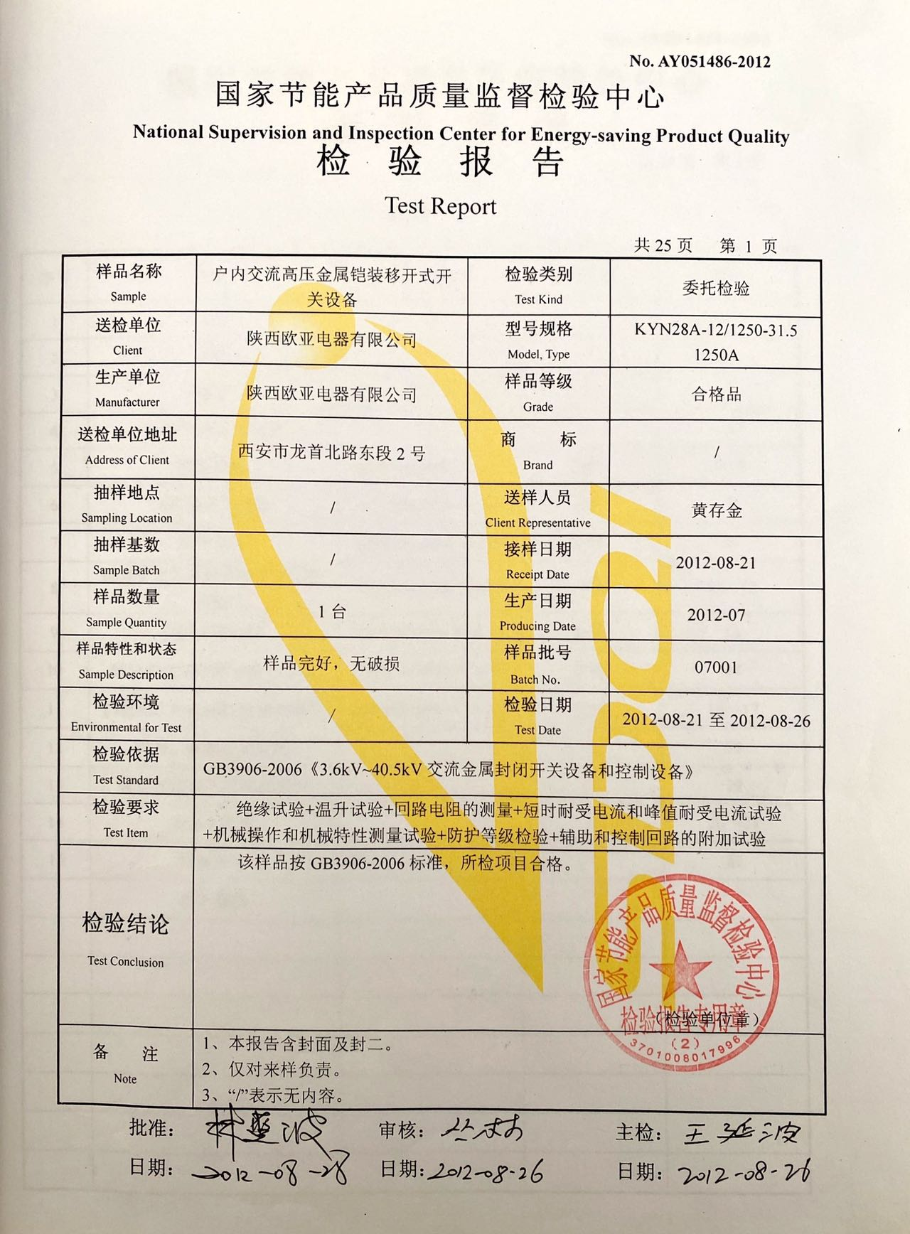 檢驗報告
