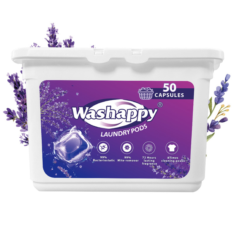 Lavender-scented laundry pods