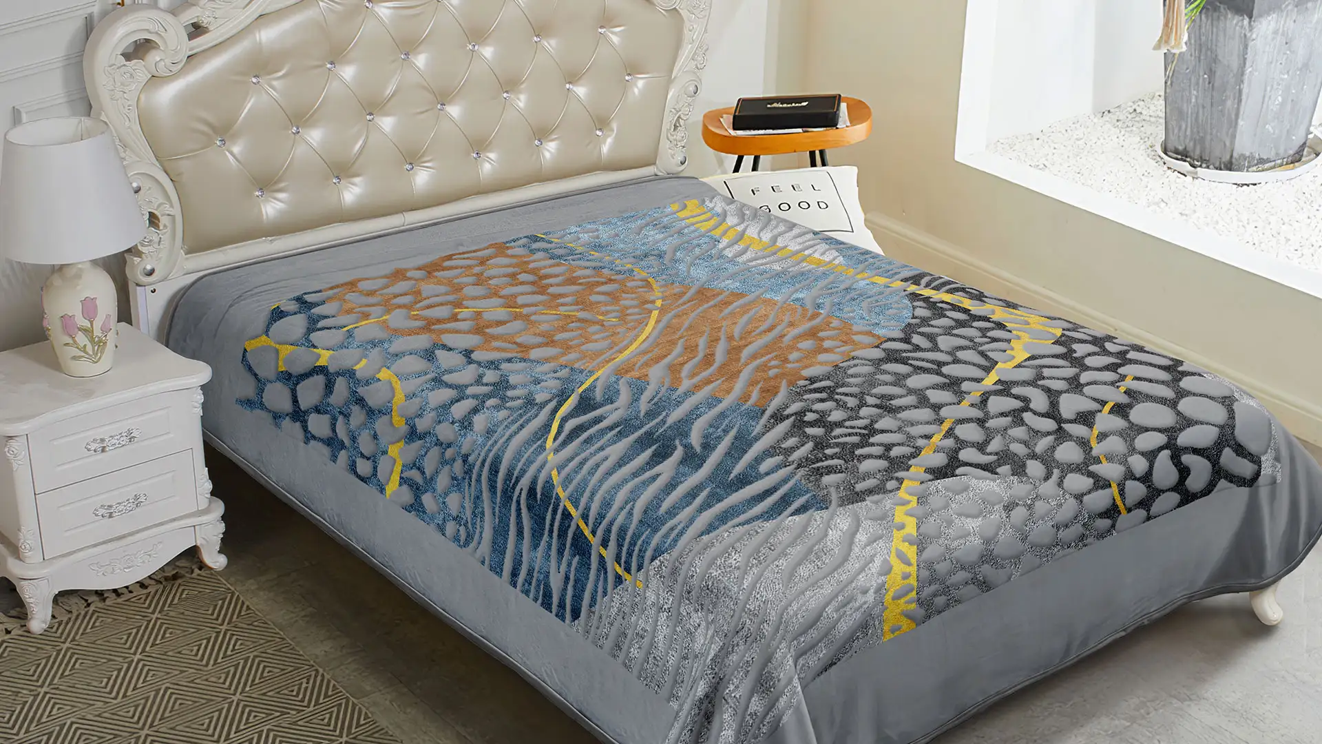 Colourful Embossed Blanket/Cloudy Blanket