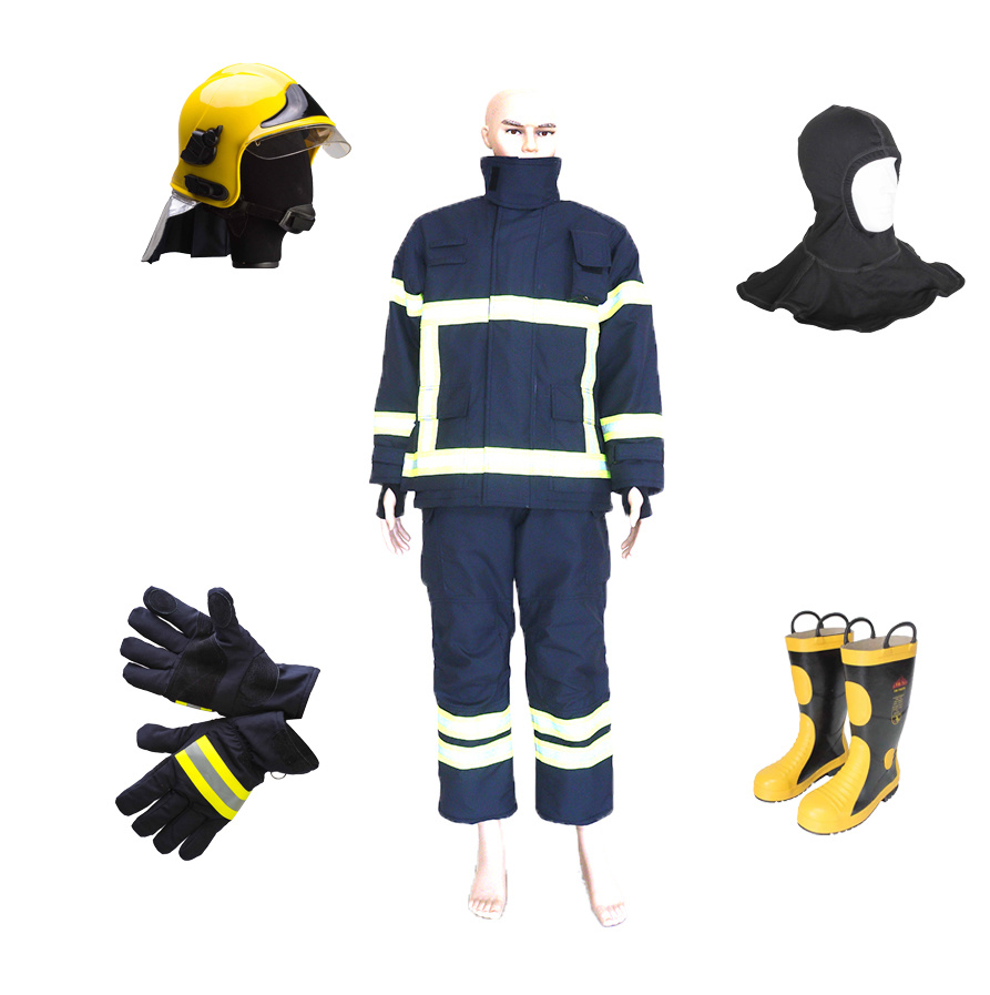 EN469 Nomex Fire Fighting Clothing Flame Retardant Firefighter Suits