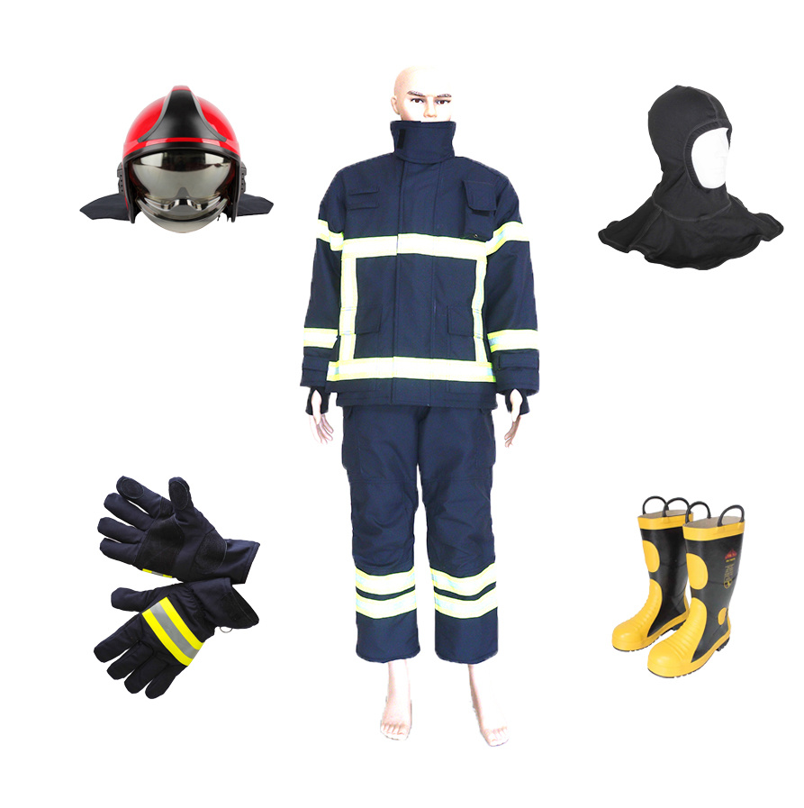 Color Can Be Customized EN469 Fire Fighting Clothing Firefighter Gear Uniform