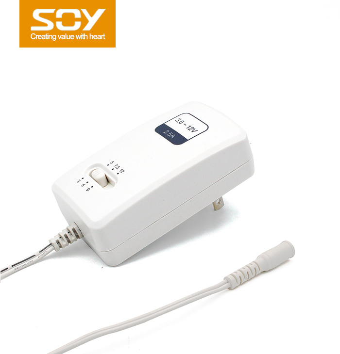 30W adjustable voltage power adapter