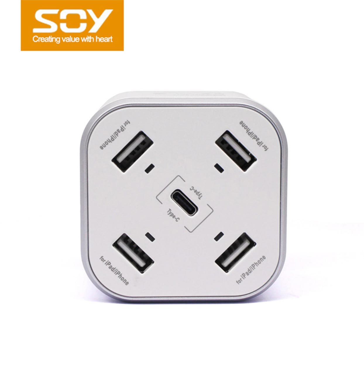 4USB Type C充電器