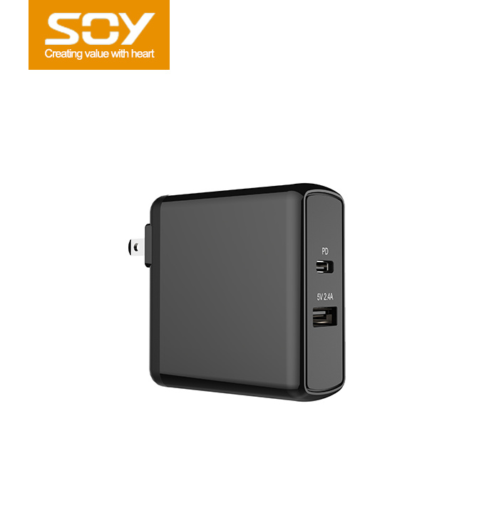 PD charger with usb charger