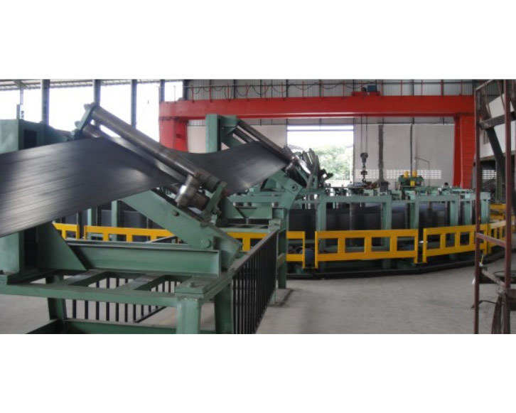 Landing spiral accumulator
