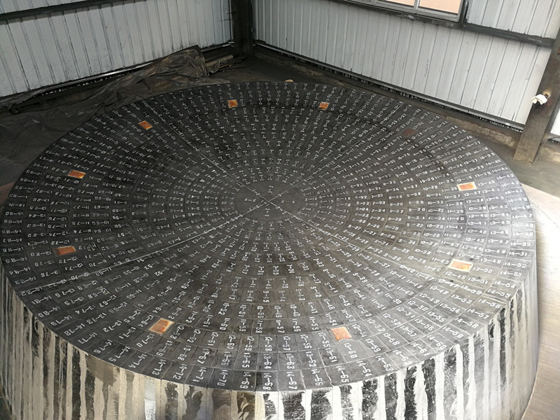  Taiwan China Steel's two steelmaking converters' bottom pre-laying acceptance is qualified 