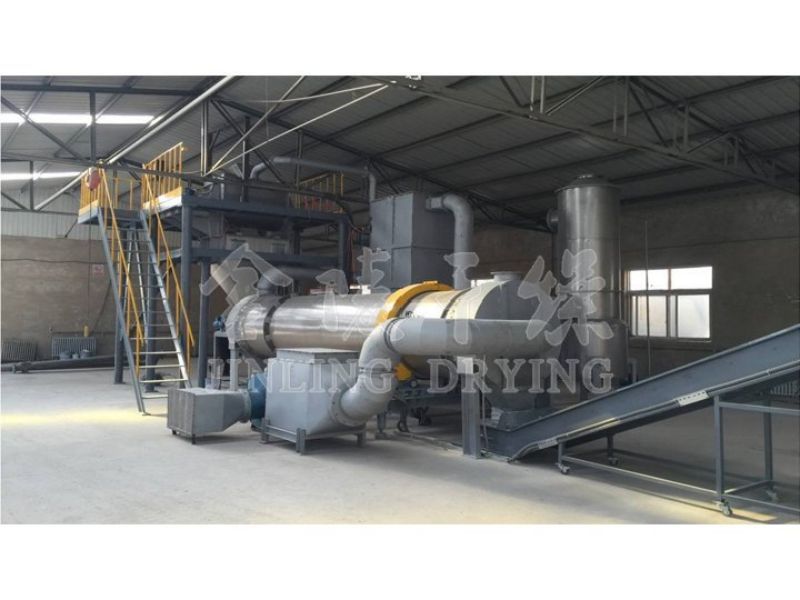 Sludge special drum drying system