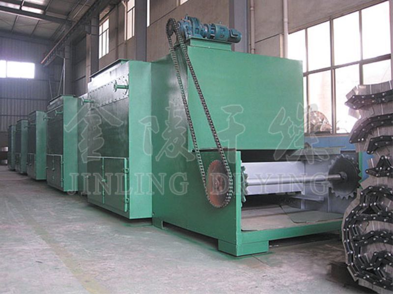 Slag and lees drying treatment system
