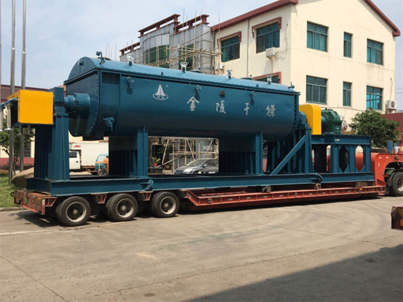 Disc sludge dryer