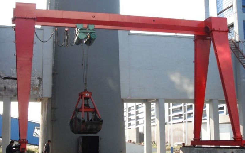 MHZ electric hoist gantry crane (grab type)