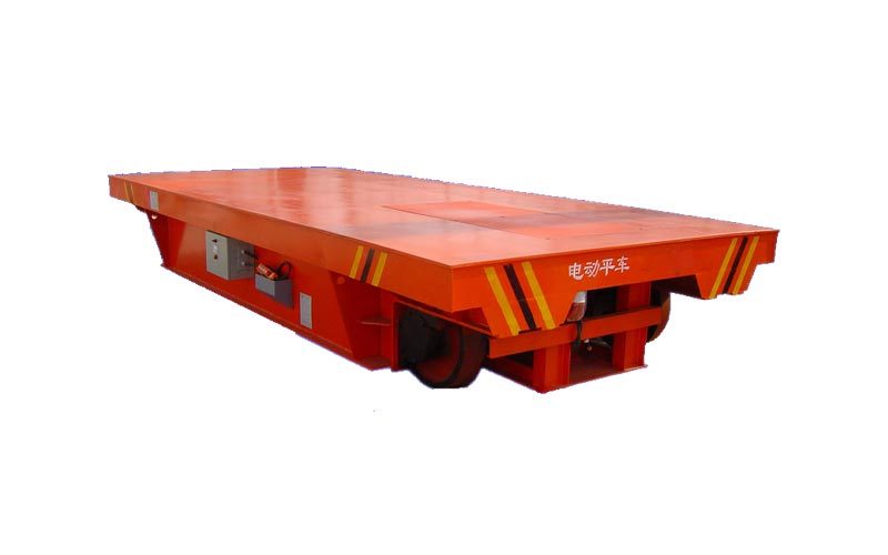 Electric flat car