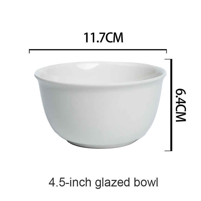 4.5 inch glazed bowl