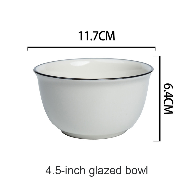 4.5 inch glazed bowl