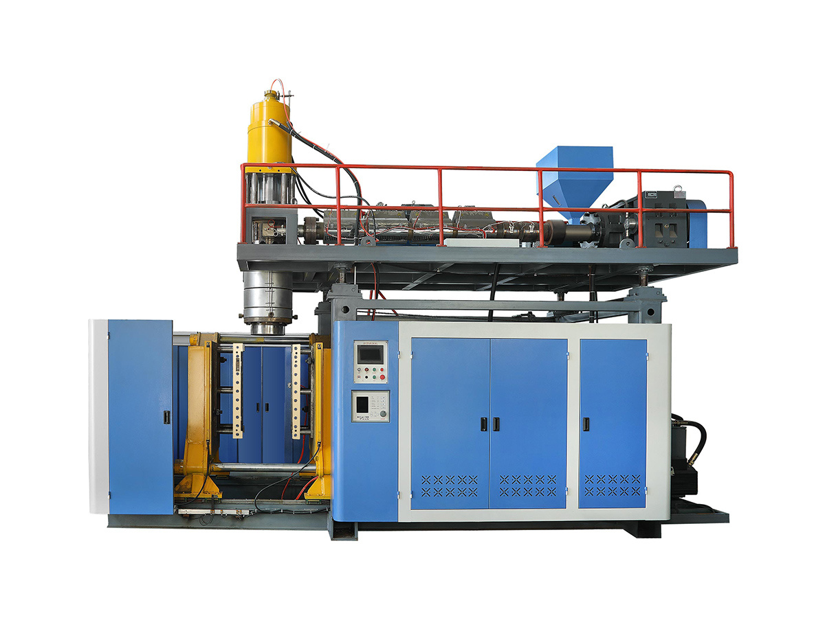 Accumulator-type blow molding machine