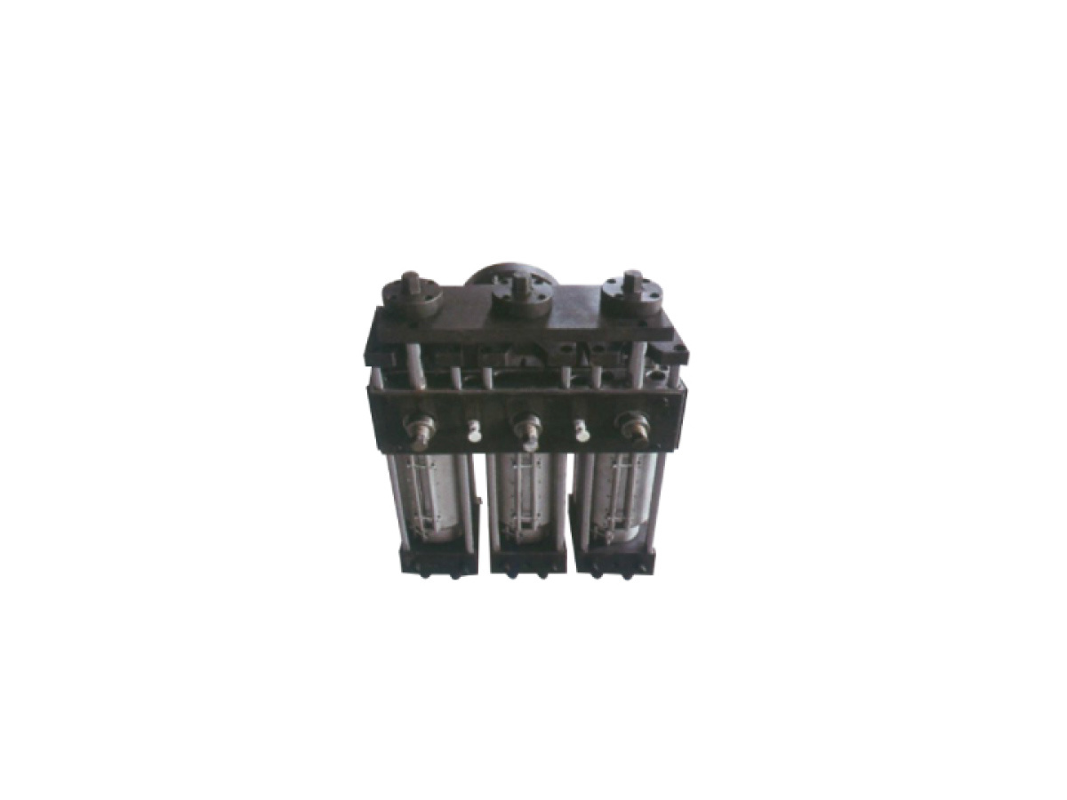 Three-layer die head