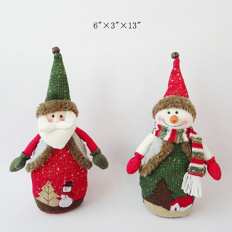 santa snowman decoration