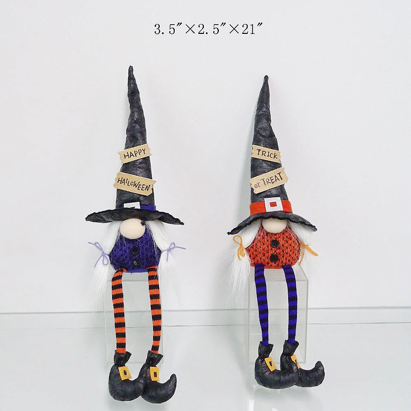 sitting witch with long legs