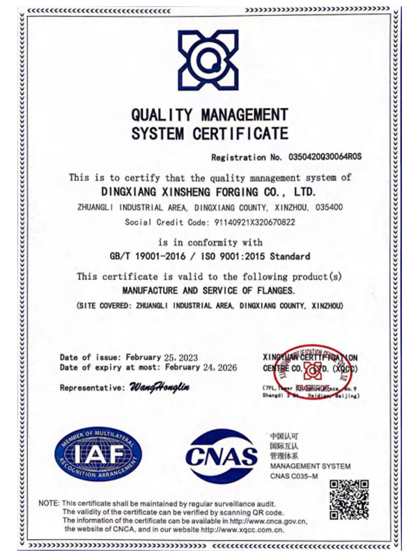Quality Management System Quality Management System