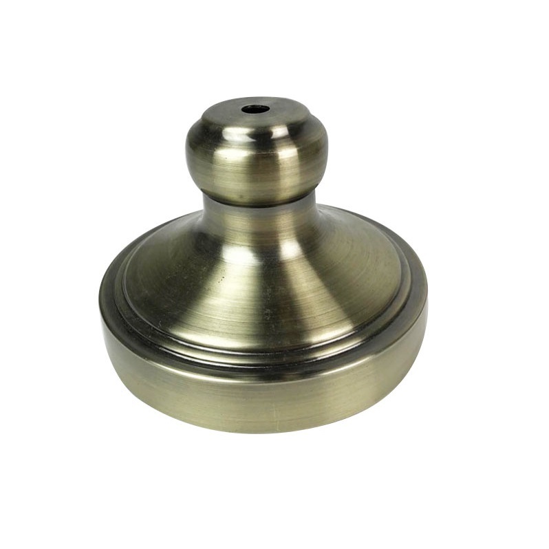 Custom antique bronze led table lamp shade base