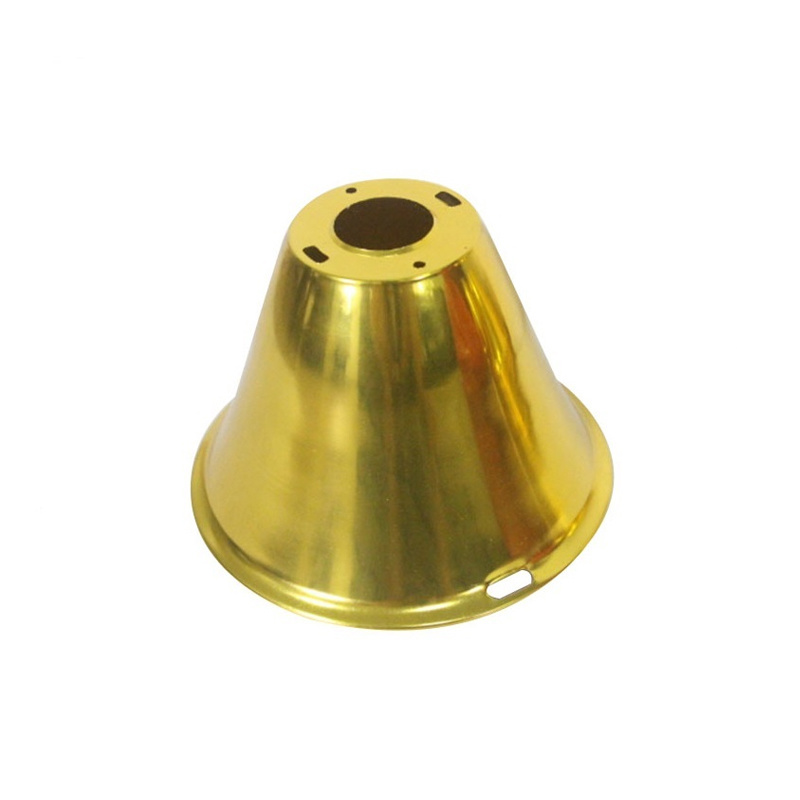 Spinning metal lamp shade cover hood grow light reflector