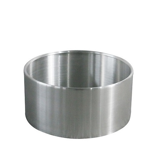 Metal sheet fabrication 6.5inch aluminum snare drum body chamber shells