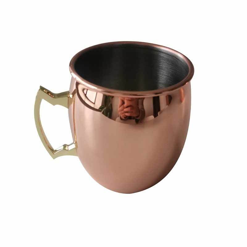 Spinning eletroplating copper stainless steel beer mug
