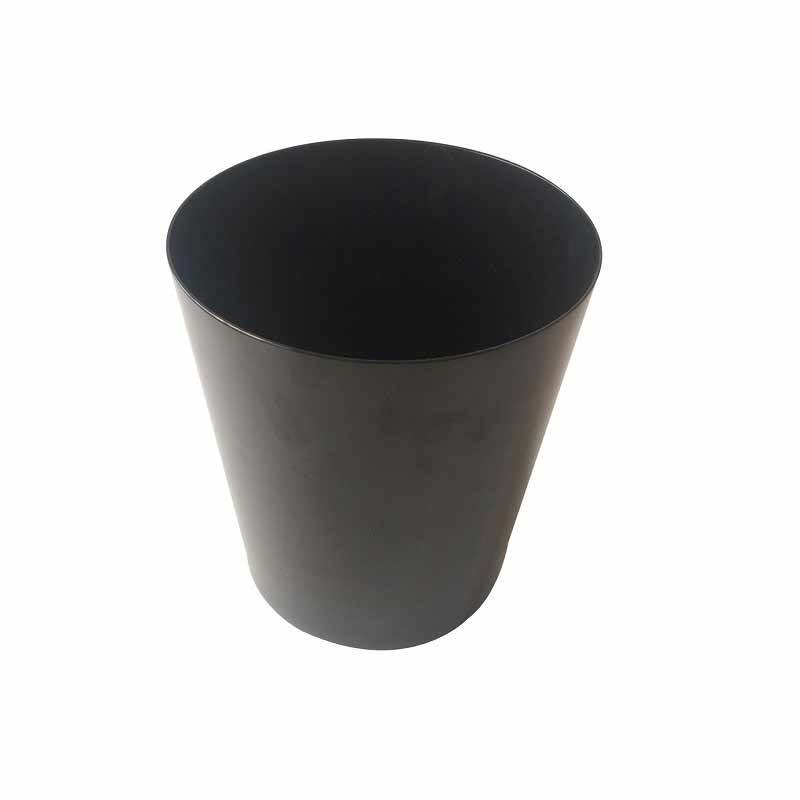 Simple small metal flower plant vase painting matte black